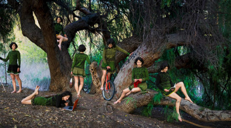 Lisa Anne Auerbach, Take This Knitting Machine and Shove It, 2009. Inkjet print. Los Angeles County Museum of Art.