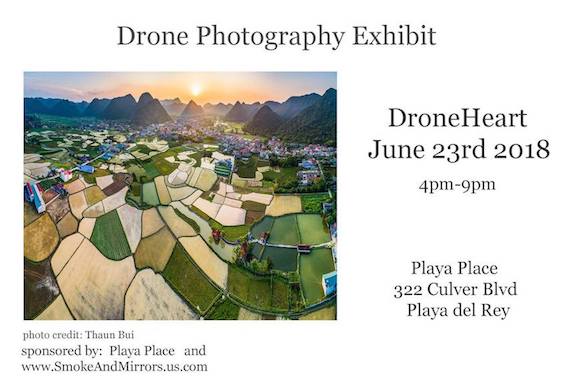 drone photography exhibit opening/ DroneHeart