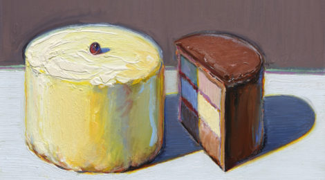 Wayne Thiebaud, One and a Half Cakes, 1981