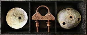 "Reliquary for an Assemblage Artist” by Kate Carvellas