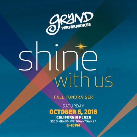 Grand Performances Gears Up for 2019 Annual Shine With Us! Fall Fundraiser on October 6, 2018