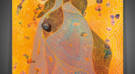 Chris Ofili, The Holy Virgin Mary, 1996, collection of MoMA NY.