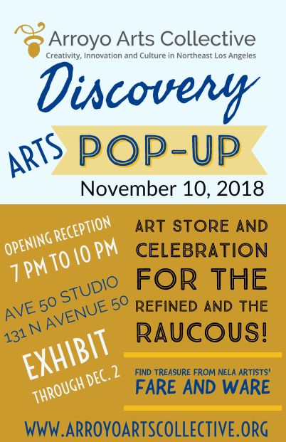 Discovery Pop-Up, Arts Store and Exhibit!