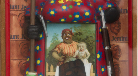 Betye Saar,The Liberation of Aunt Jemima (1972), courtesy UC Berkeley Art Museum.