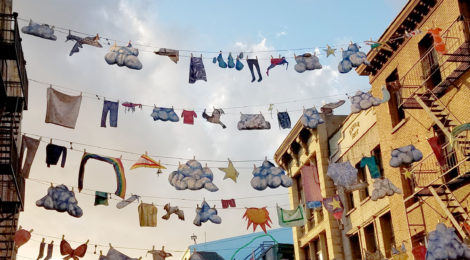 Hannah Greely’s High and Dry, at Frieze LA backlot, photo by Darren Kinney.