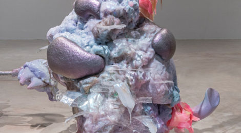 Galen Trezise, Zirs Peripheral Self, detail (2018), courtesy Lowell Ryan Projects.