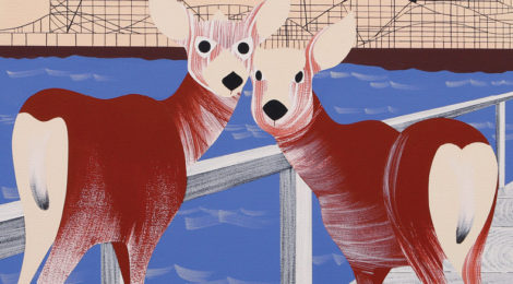 Hilary Baker, Deer, Pacific Ocean Park (2017), courtesy 515.