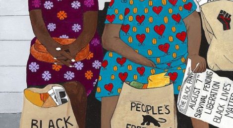 Mendez, Food Justice, 2016, Acrylic on Canvas.