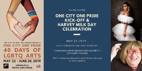 One City One Pride Kickoff & Harvey Milk Day Celebration: “Dear Harvey” Reading