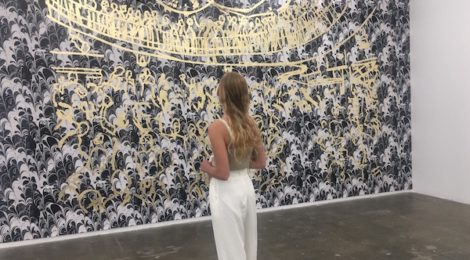 Francesa Longhini, "Golden Anesthesia" (installation view) at Baert Gallery.
