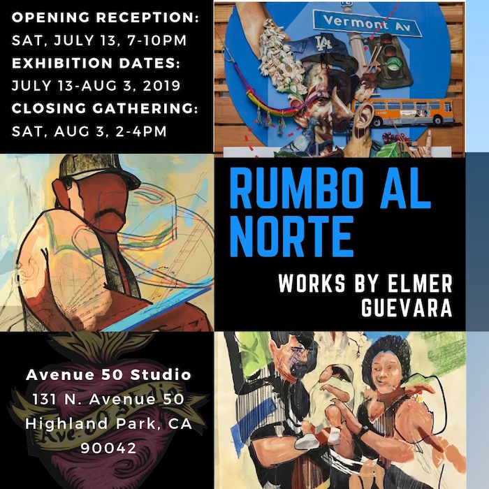 OPENING RECEPTION: Rumbo Al Norte, Works by Elmer Guevara