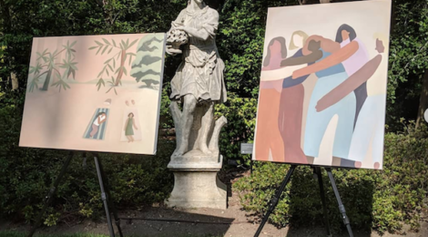 Kassia Ricco's work at the Huntington Gardens.
