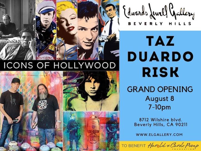 TAZ, Duardo, and RISK at brand new Edward Lowell Gallery