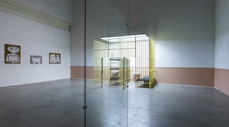 Tony Conrad, Retrospective, installation view (2019) courtesy The Institute of Contemporary Art at the University of Pennsylvania.