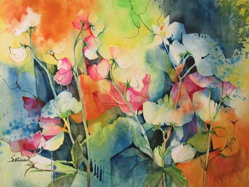 Setsuko Okubo Watercolor Demonstration