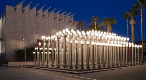 Chris Burden, Urban Light, at LACMA