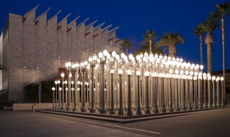 Chris Burden, Urban Light, at LACMA