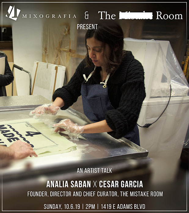 Artist Talk: Analia Saban x Cesar Garcia