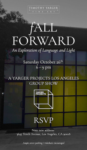 fALL FORWARD: An Exploration of Language and Light