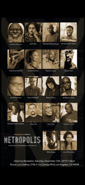 Metropolis: A Snapshot of Art Making in Los Angeles - Saturday November 16th, 2019 at Bruce Lurie Gallery