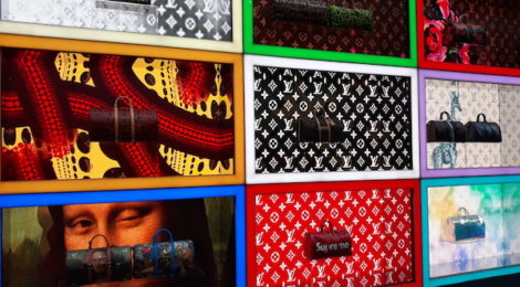 Louis Vuitton artists’ bag design, photo by Scarlet Cheng.