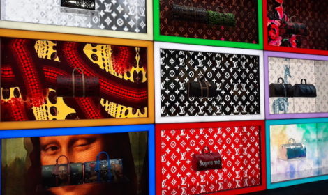 Louis Vuitton artists’ bag design, photo by Scarlet Cheng.