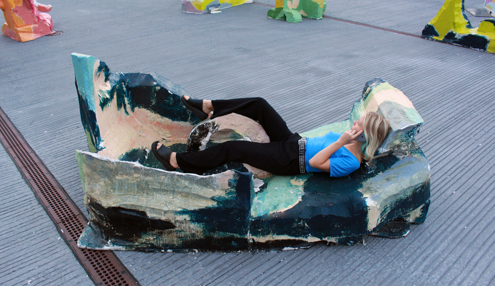 Jillian Mayer: Slumping Around Sculptures for a Digital Age