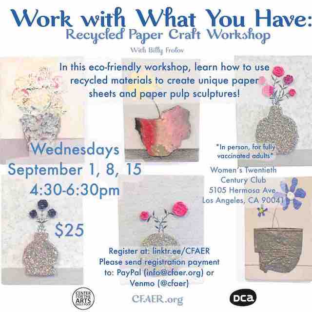 Work with What You Have: Recycled Paper Craft Workshop