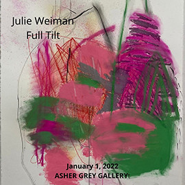 " Full Tilt" Julie Weiman, Drawings on paper