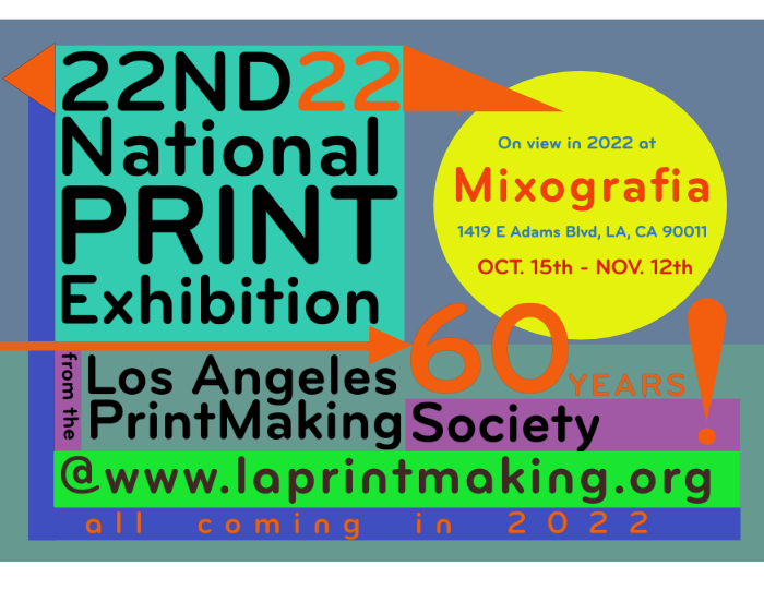 The LAPS 22nd National Print Exhibition