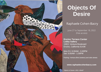 Objects Of Desires, solo art show by Raphaele Cohen-Bacry