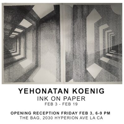 Yehonatan Koenig: Ink on Paper @ B.A.G. Gallery