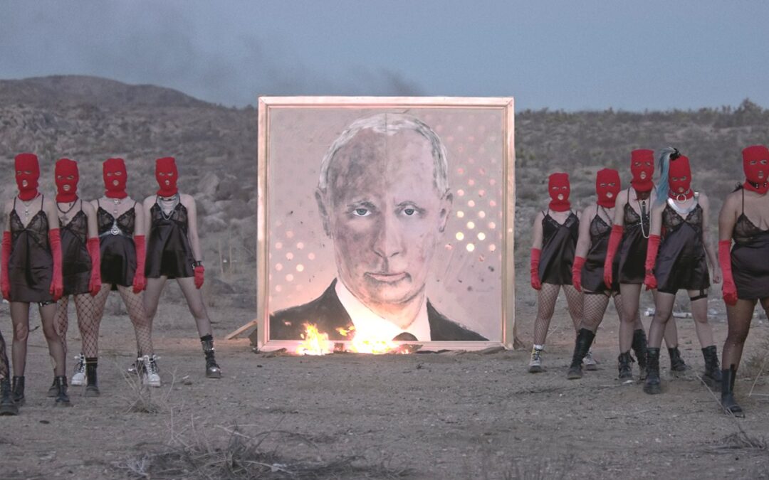 Pussy Riot at Jeffrey Deitch Los Angeles:  Putin’s Ashes Neutralizing the political and cultural toxins of patriarchy
