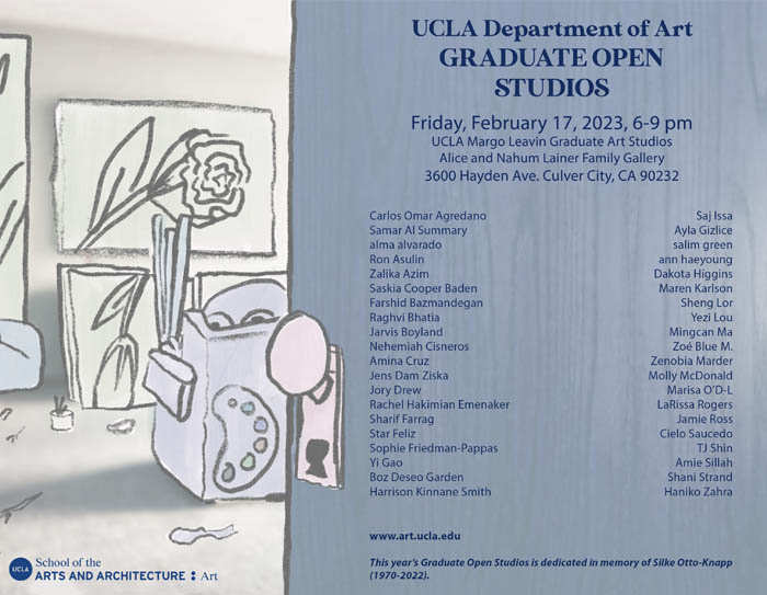 UCLA Graduate Open Studios