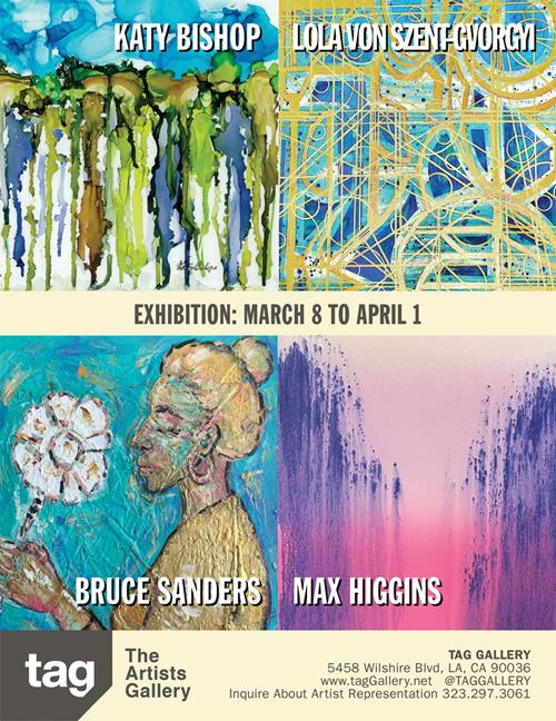 Solo Exhibitions -- Katy Bishop, Lola von Szent-Gvorgm, Bruce Sanders & Max Higgins