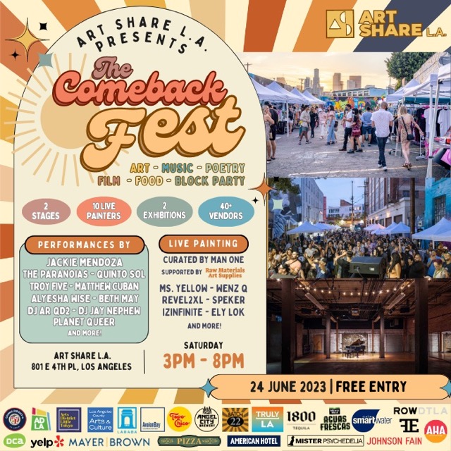 Art Share L.A. The Comeback Fest 2023