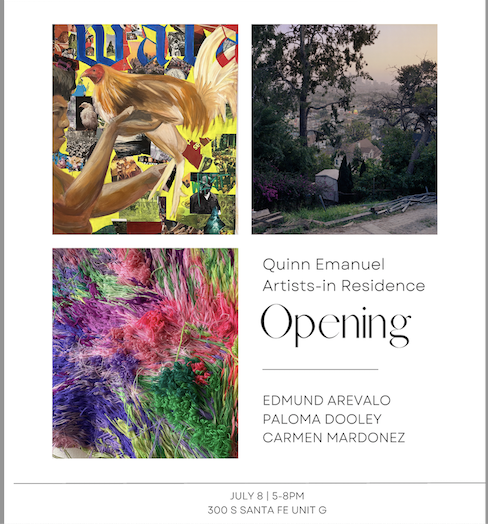Edmund Arevalo, Paloma Dooley and Carmen Mardonez | Quinn Emanuel Artists in Residence
