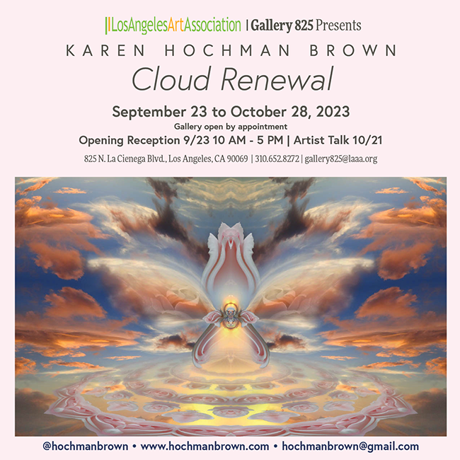 Ethereal Escapes in \\\\\\\'Cloud Renewal\\\\\\\': A Solo Art Show by Karen Hochman Brown at Gallery 825