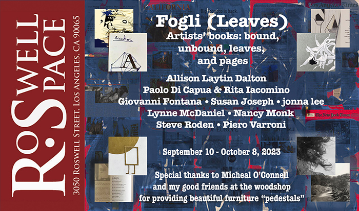 Fogli (Leaves) - Opening Reception