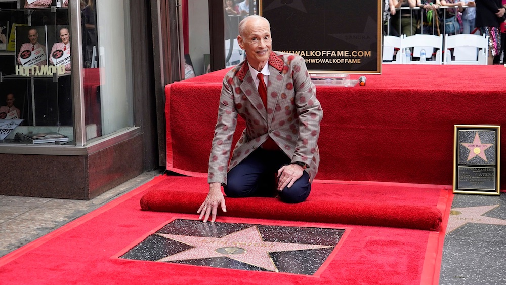 JOHNNY COME LATELY John Waters Joins the Hollywood Walk of Fame