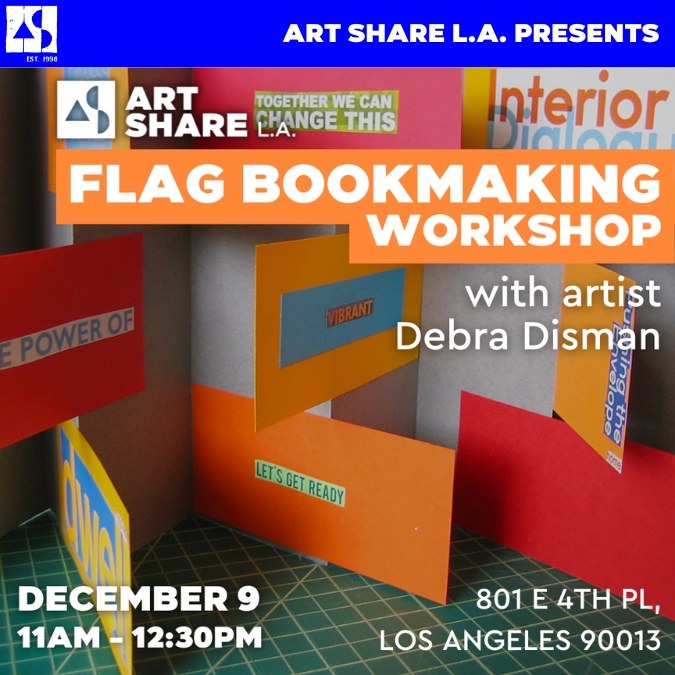 Flag Bookmaking Workshop with artist Debra Disman