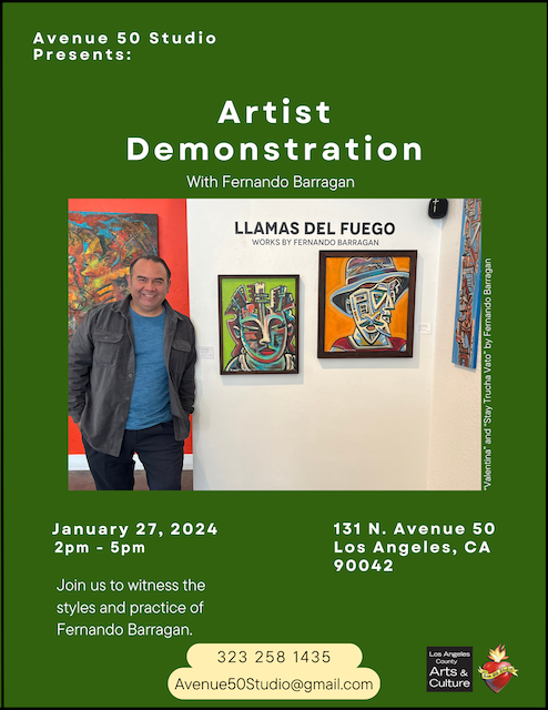 Artist Demonstration w/ Fernando Barragan