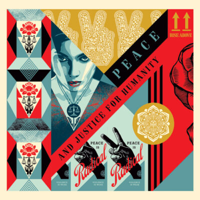 Shepard Fairey: Peace is Radical - ReflectSpace Gallery Opening Reception