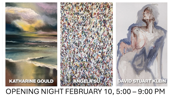 Opening Reception: Katharine Gould, David Stewart Klein & Angela Su