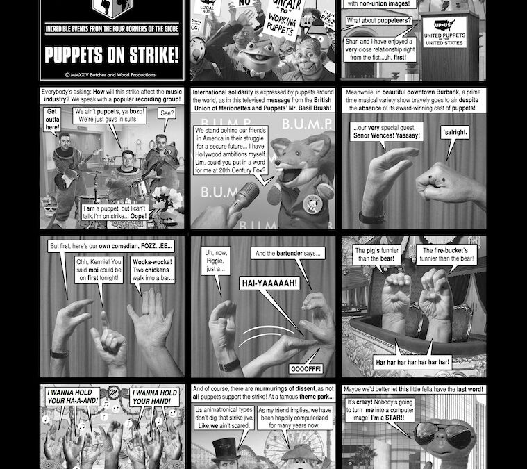COMICS Puppets on Strike!