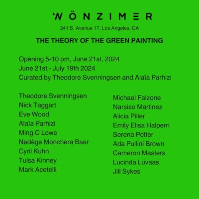 THE THEORY OF THE GREEN PAINTING