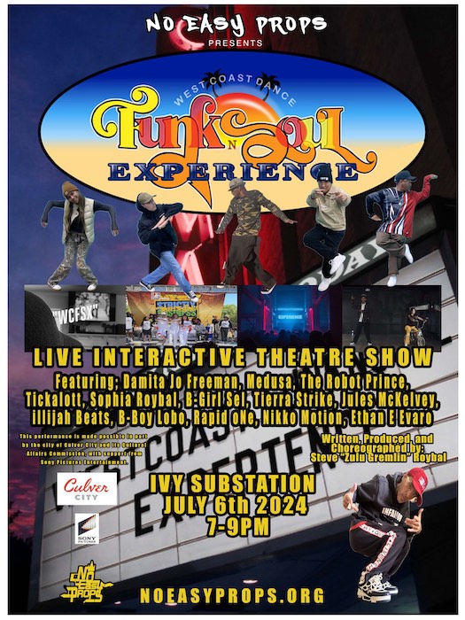 West Coast Funk & Soul Theatre Show ~ A Live Multimedia Street Dance Art Experience