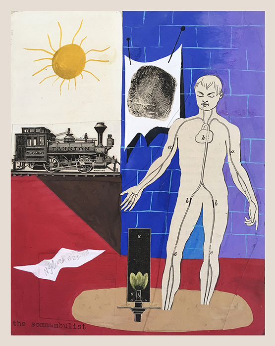 NATHAN GLUCK: UNLOCKING THE MIND: Nathan Gluck’s Early Surrealist Collages