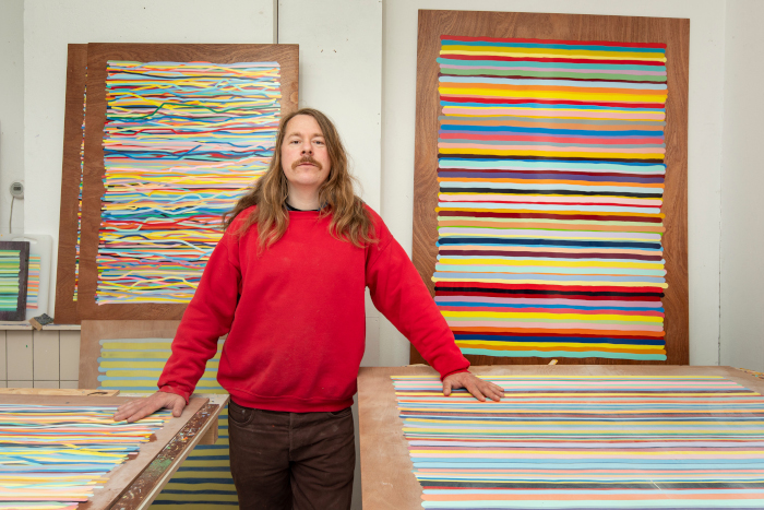 solo exhibition Daan den Houter: Stripes, Dots, Stacks & Twists