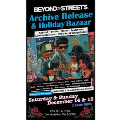 BEYOND THE STREETS Archive Release and Holiday Bazaar